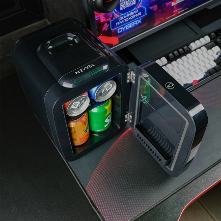Холодильник для косметики и напитков Meyvel MD-04C3B-RGB